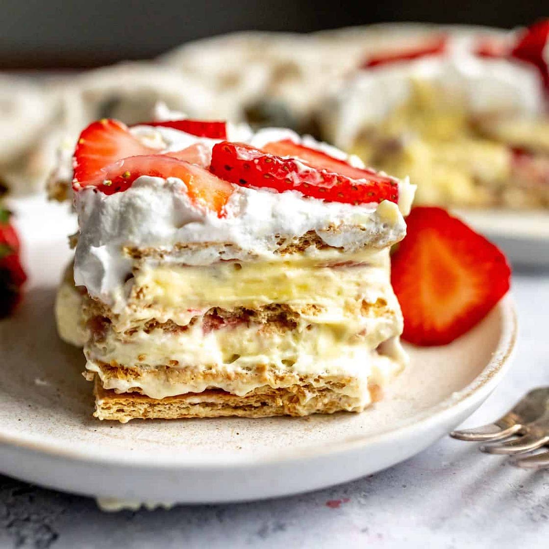 Strawberry Icebox Cake