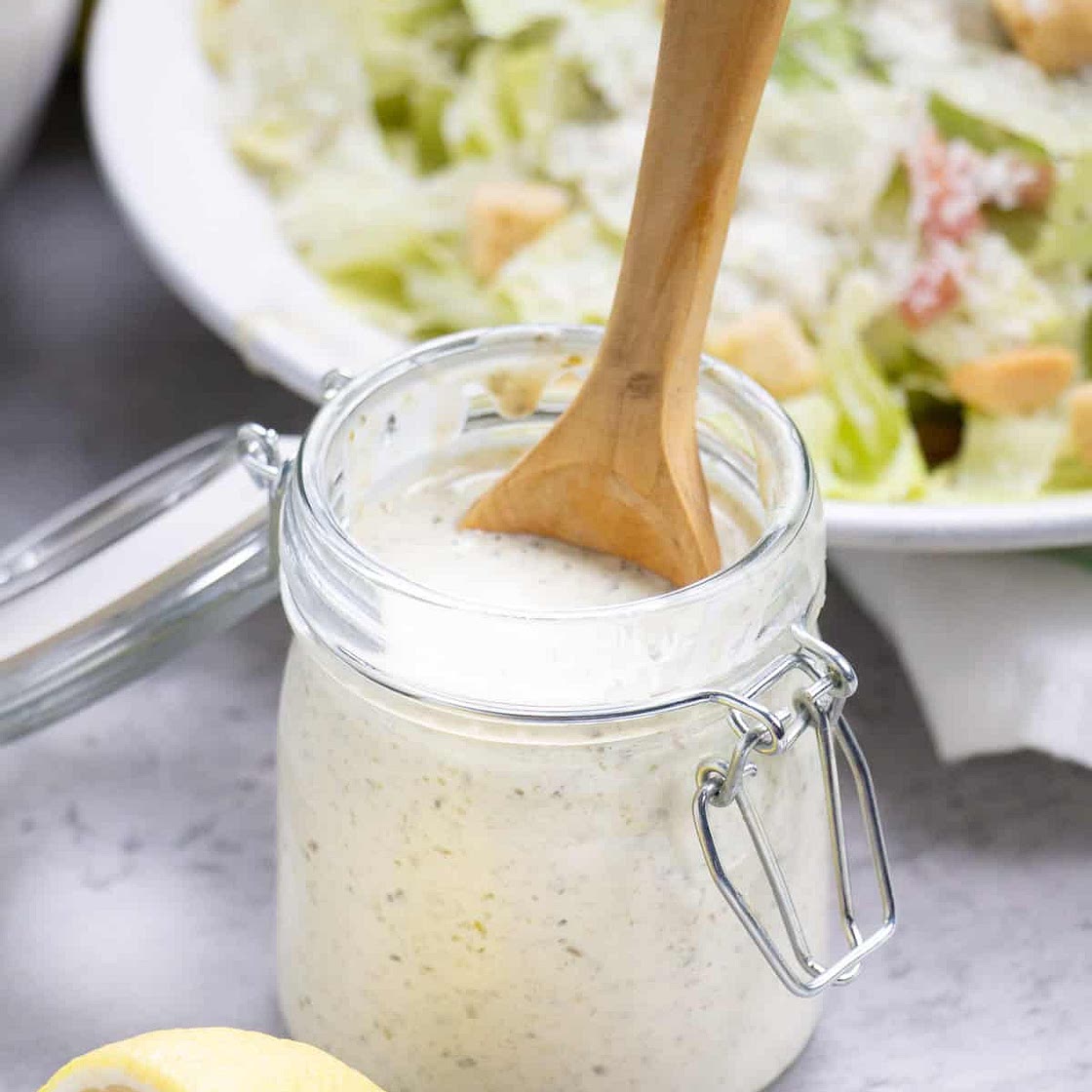 Caesar dressing without anchovies