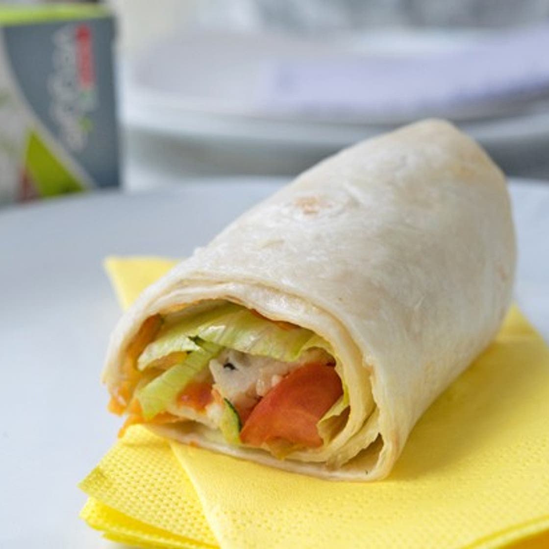 Vegane Gemüse-Tofuwraps