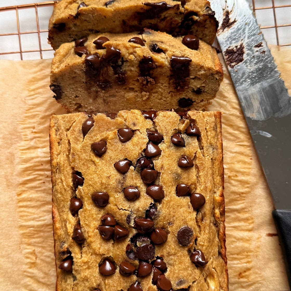 Paleo Chocolate Chip Banana Bread (Nut Free)