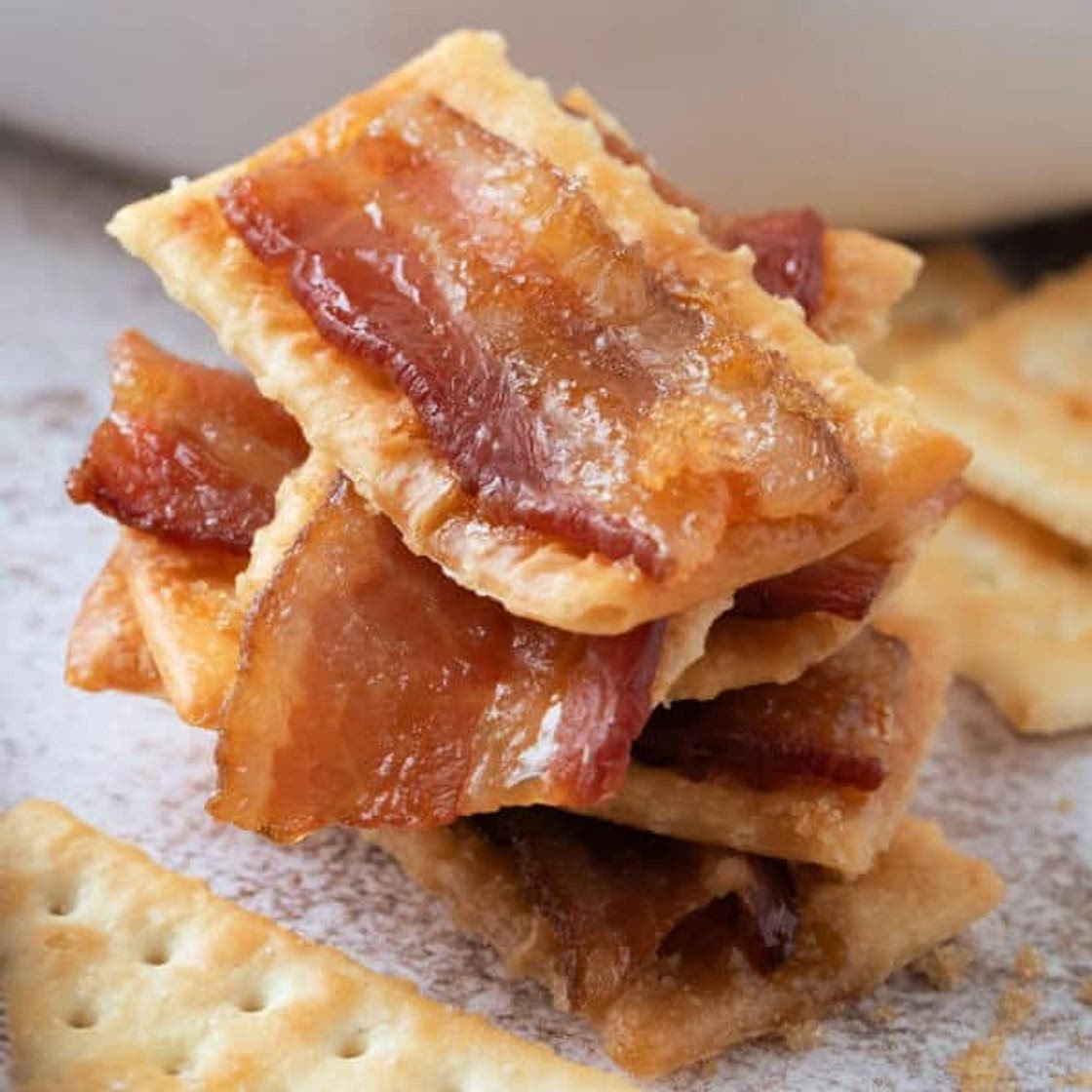 Bacon Crackers (aka Pig Candy Crackers)