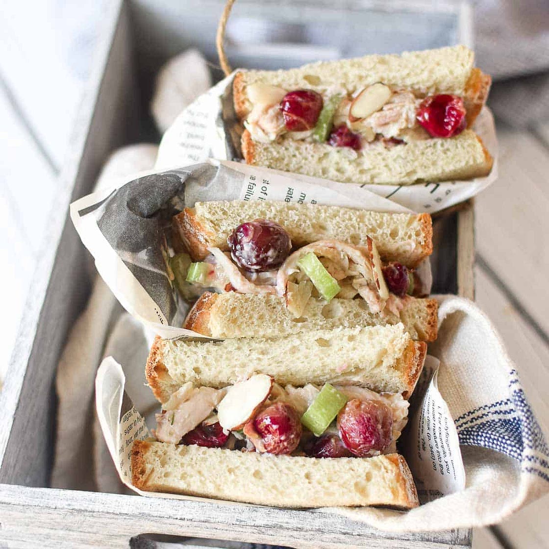 Rotisserie Chicken Salad with Roasted Grapes