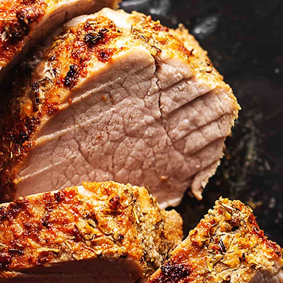 The Best Air Fryer Pork Tenderloin - Rotisserie Style