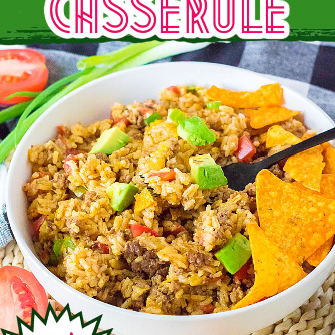 ONE PAN FAJITA RICE CASSEROLE