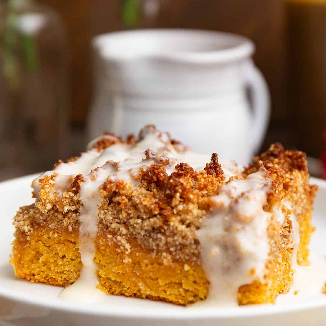 Keto Pumpkin Crumb Cake