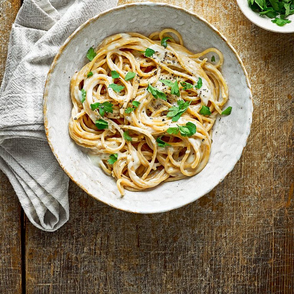 Cottage cheese spaghetti