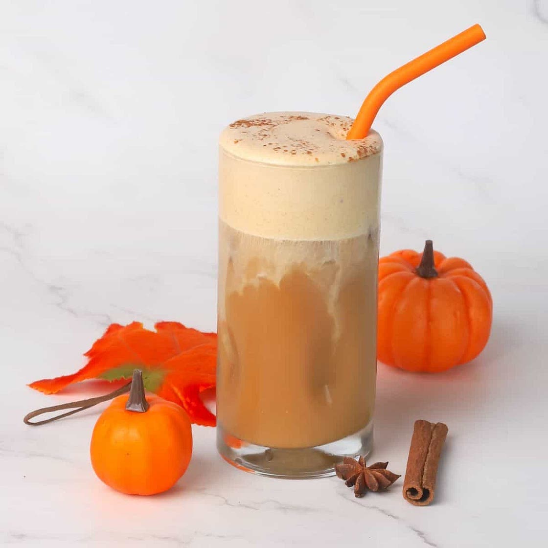 Sugar Free Iced Pumpkin Cream Chai Latte