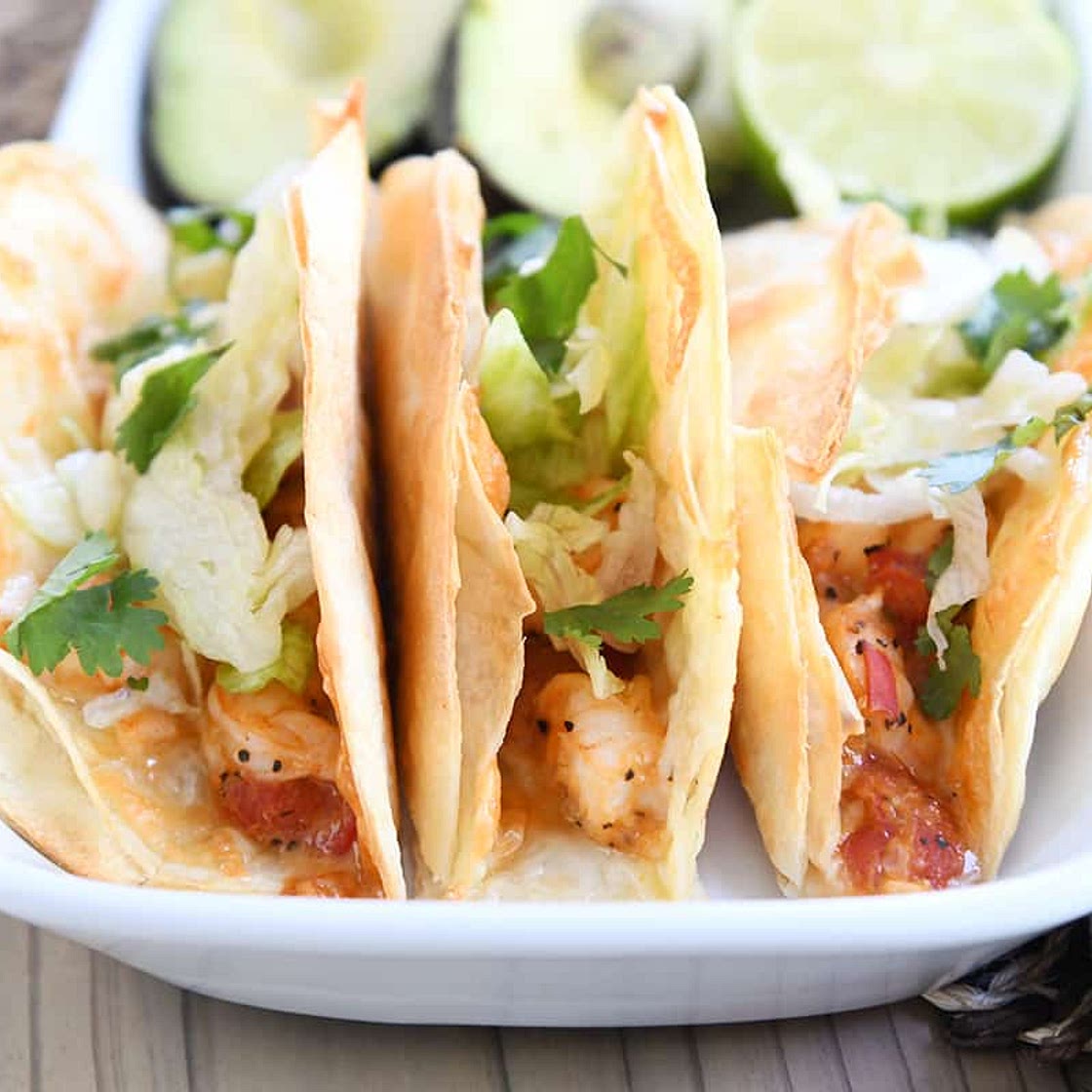 Baked Crispy Shrimp Tacos
