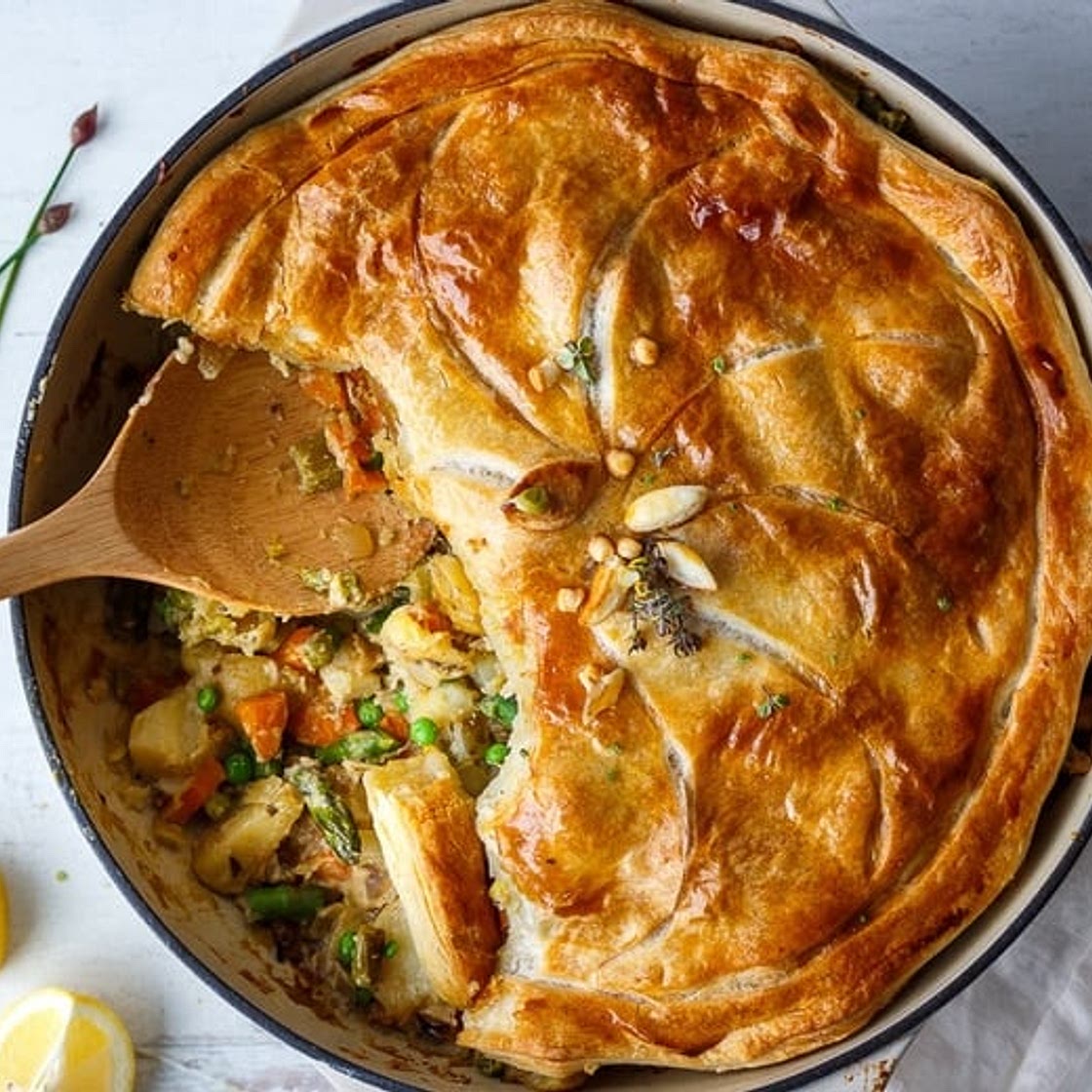 Vegetable Pot Pie Recipe