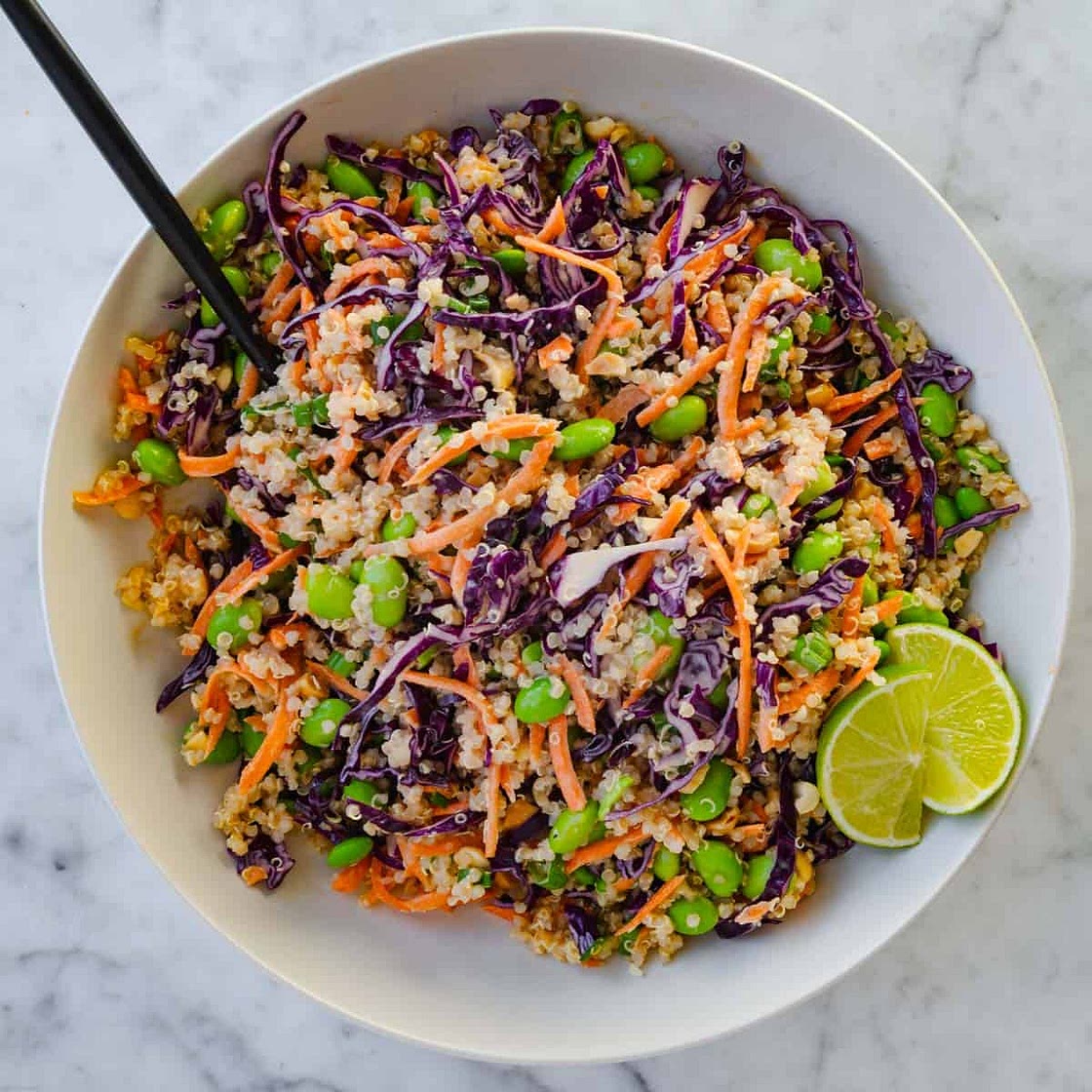 Edamame Quinoa Salad