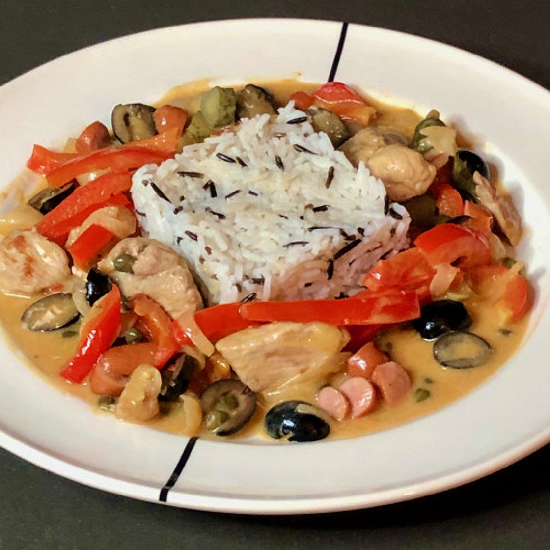 Creole stew with pork