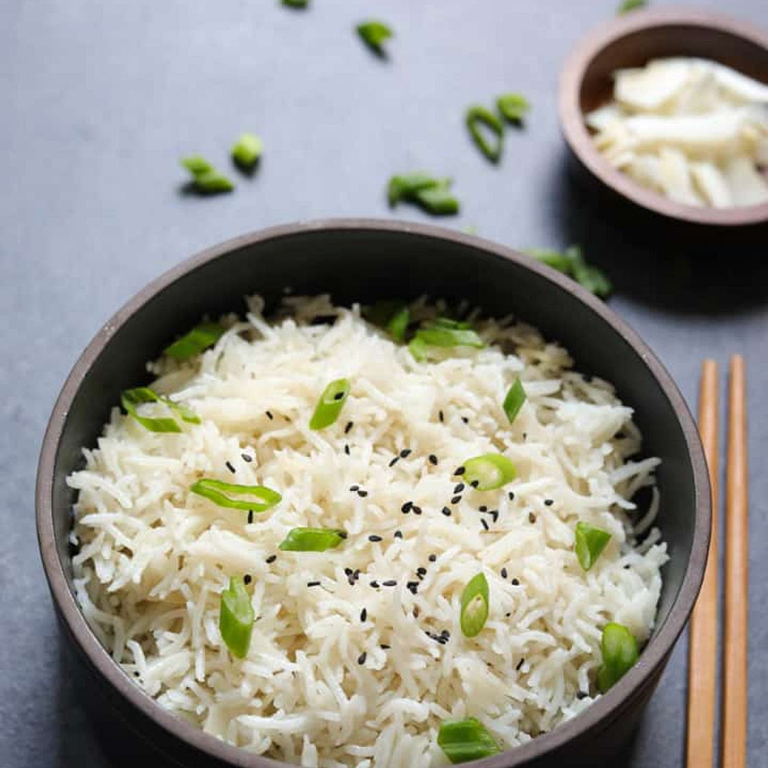Pressure Cooker Coconut Rice Recipe