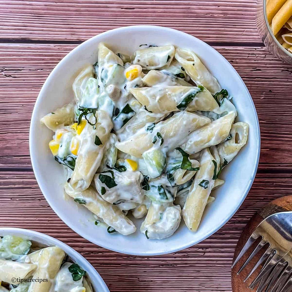 Chicken and Sweetcorn Pasta Salad