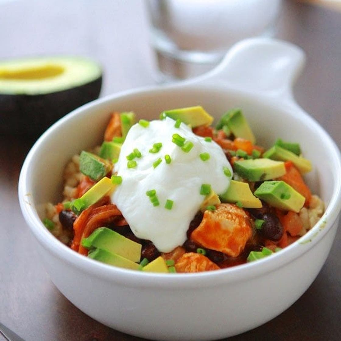 20-Minute Chicken Enchilada Bowls