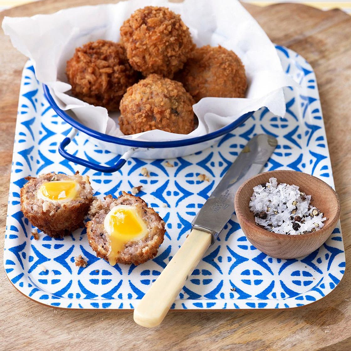 Scotch quail eggs