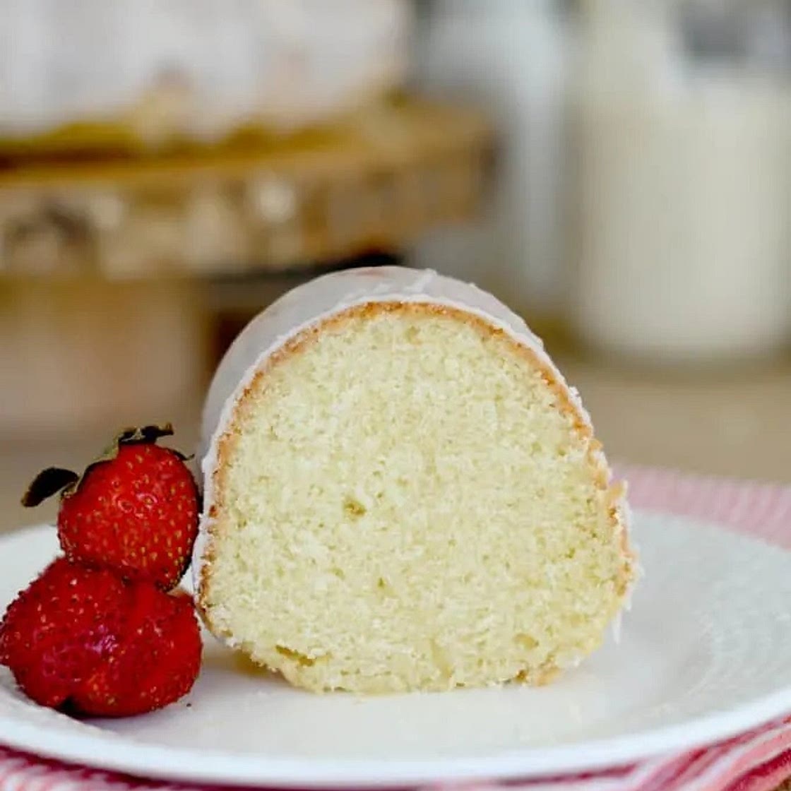 Sourdough Bundt Cake with Buttermilk Glaze