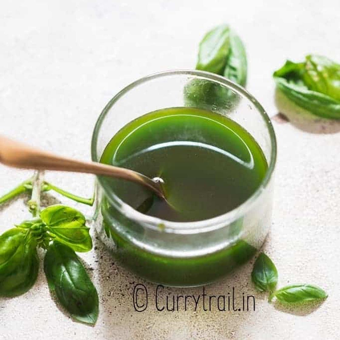 📋RECIPE: Fresh Basil Oil