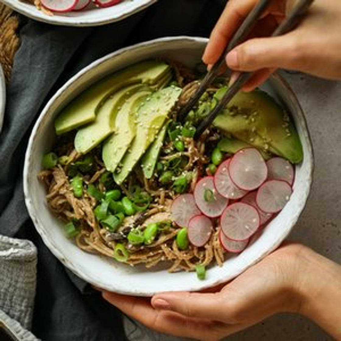 Miso Sesame Soba Noodles