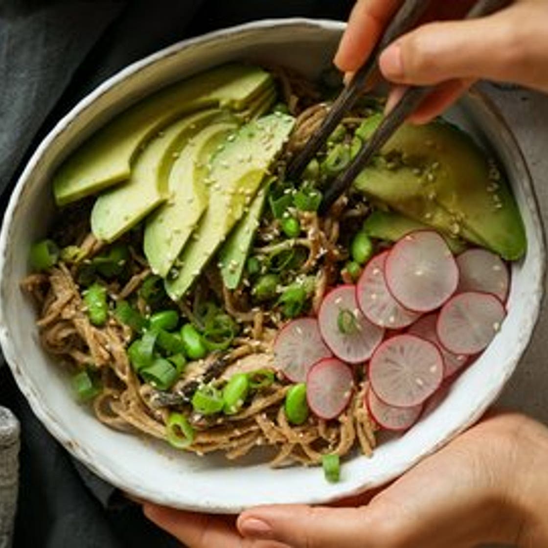 Miso Sesame Soba Noodles