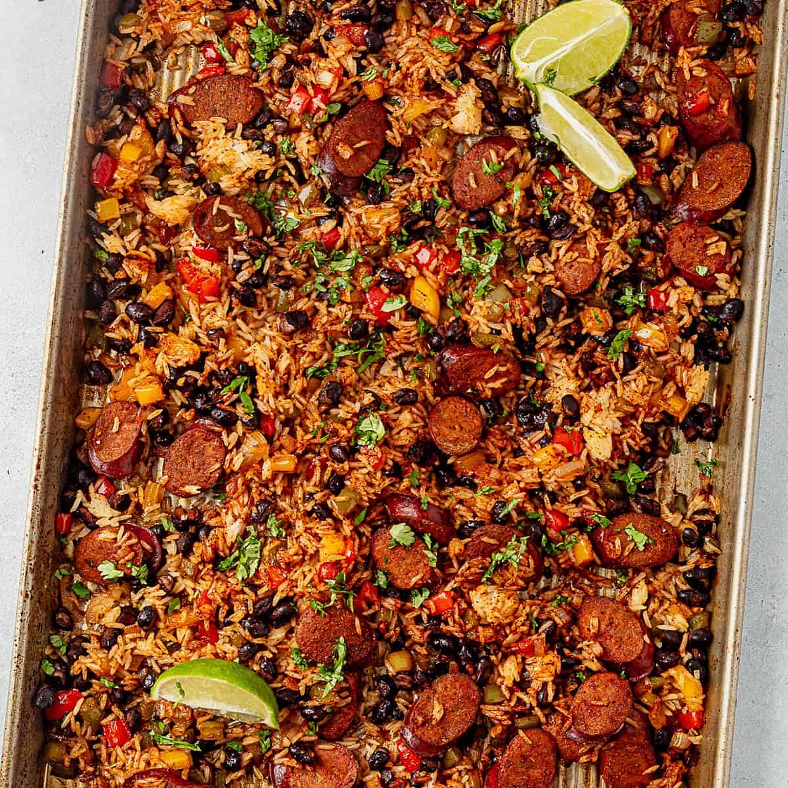 Sheet Pan Burrito Bowl
