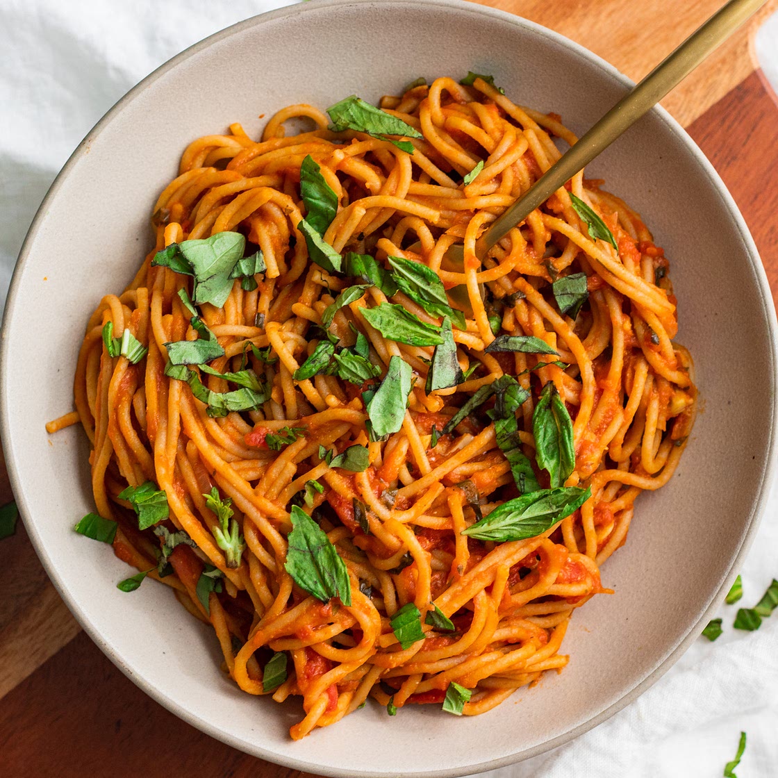 savory and easy pumpkin marinara pasta sauce