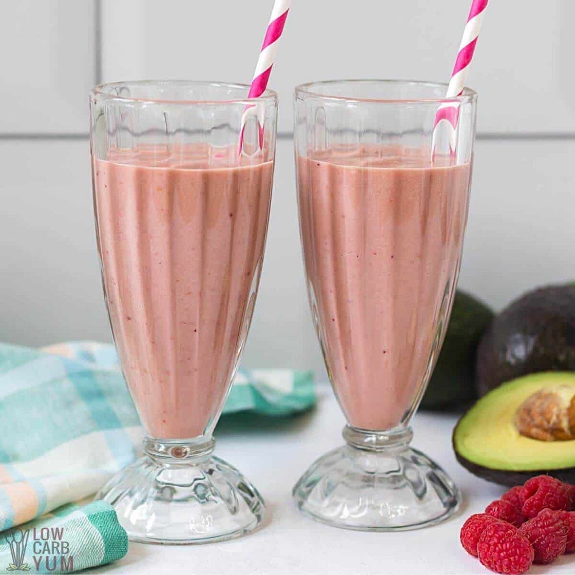 Avocado Smoothie With Berry (Keto)