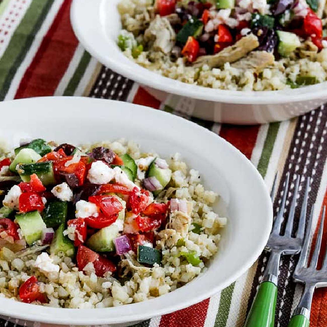 Slow Cooker Greek Chicken Bowls