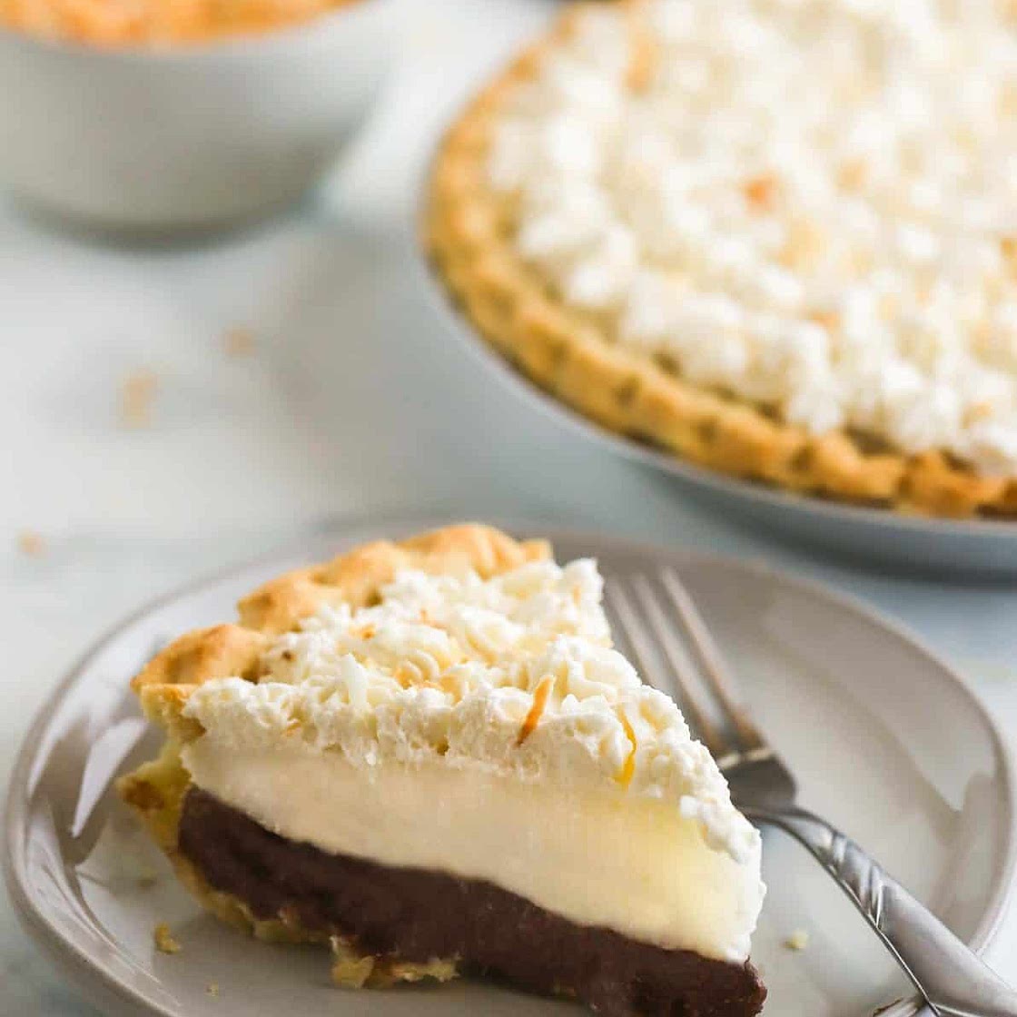 Chocolate Haupia Pie