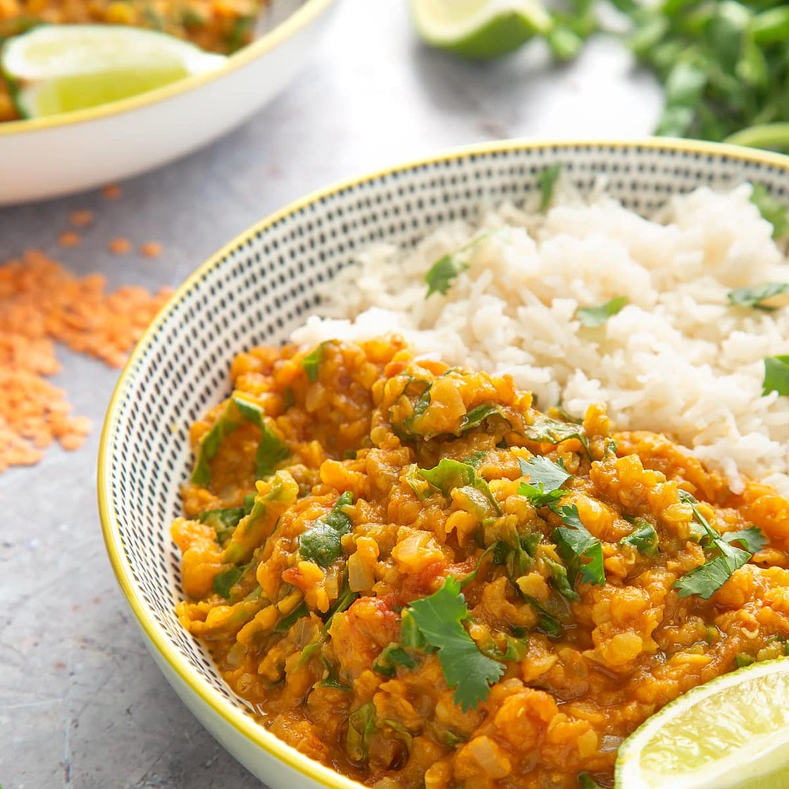 Low-fat lentil curry (slow cooker recipe)