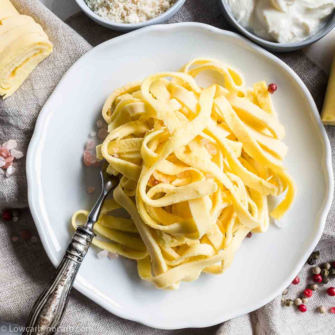 Homemade Keto Egg Noodles