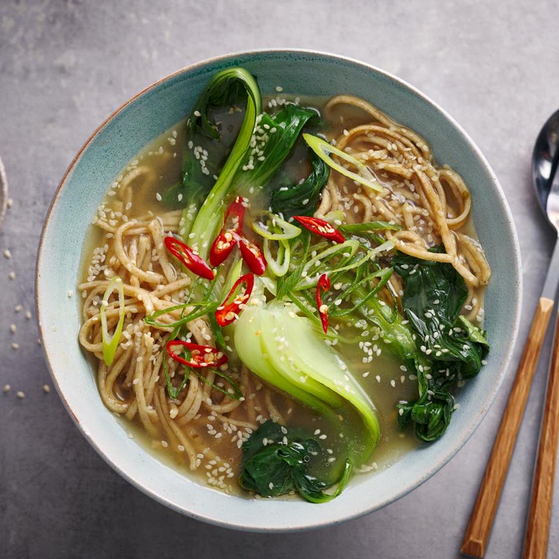 Vegan noodle soup