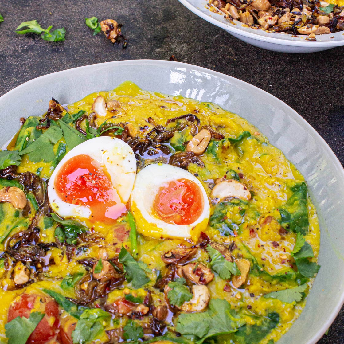 Coconut, Spinach & Tomato Dal