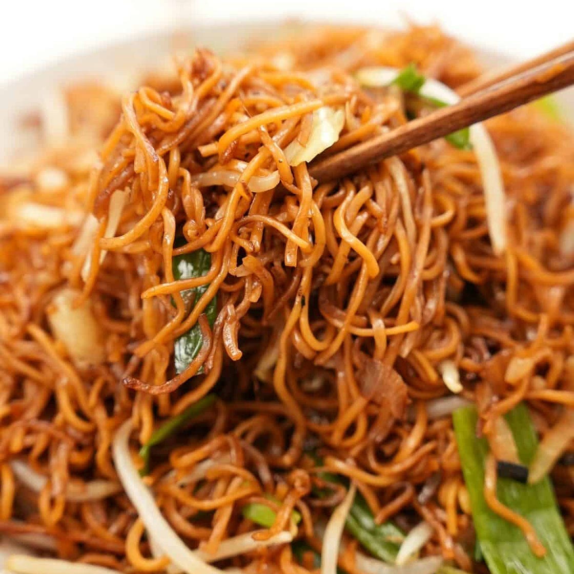 Soy Sauce Pan Fried Noodles (15 Minutes!)