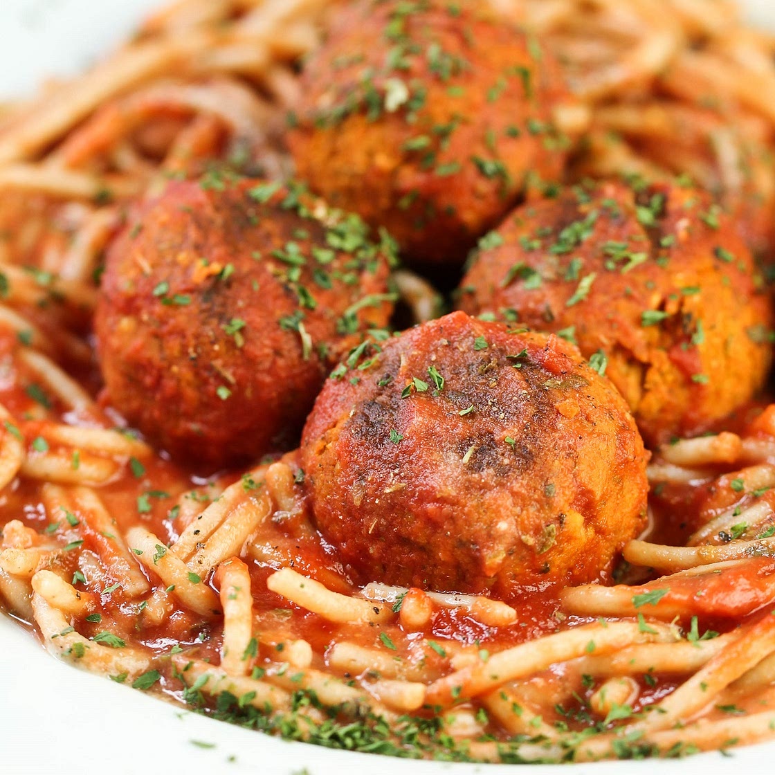 Easy Vegan Meatballs (Baked, Oil-free)