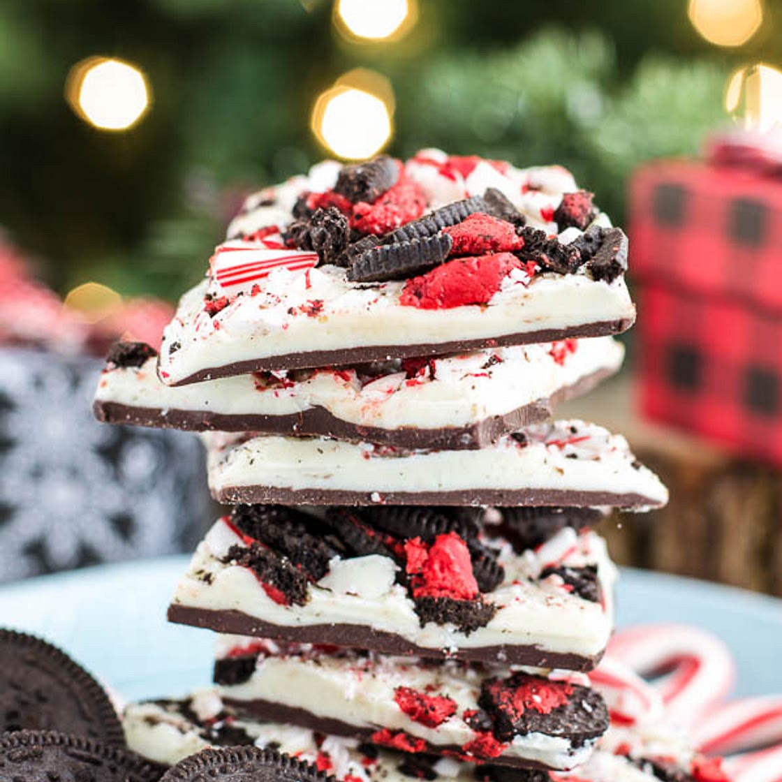 Oreo Peppermint Bark