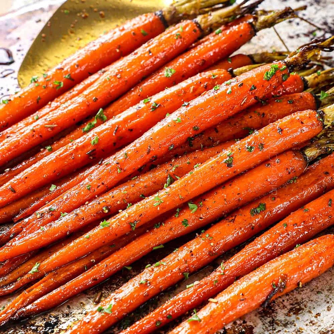 Roasted Carrots in Oven