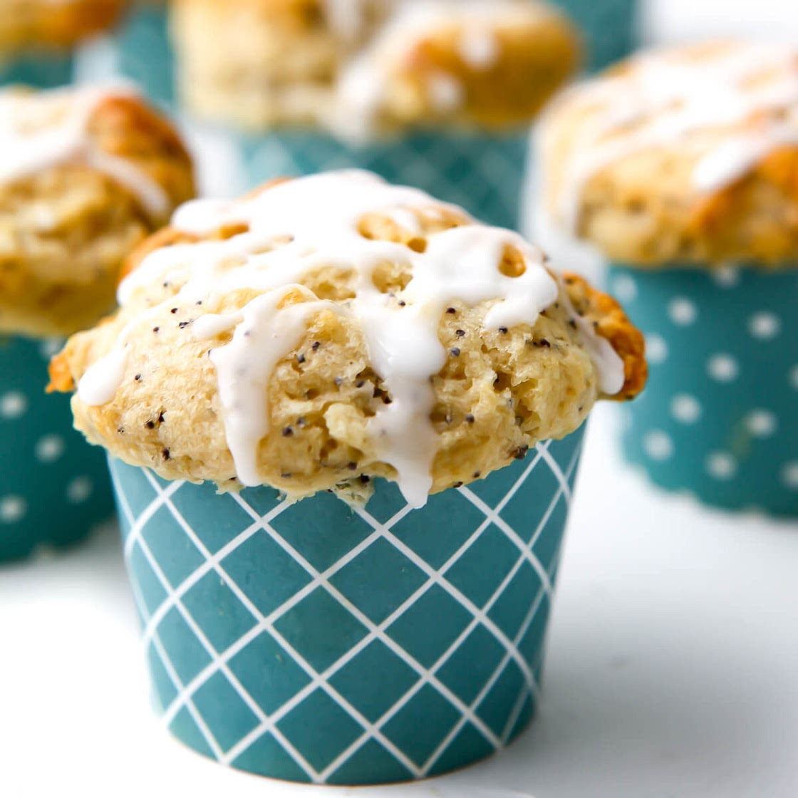 Vegan Lemon Poppy Seed Muffins