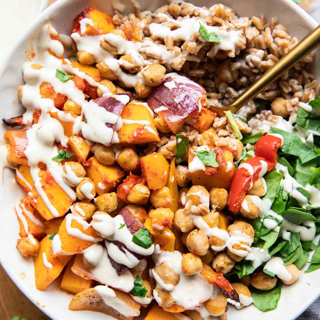 Harissa Veggie Bowls