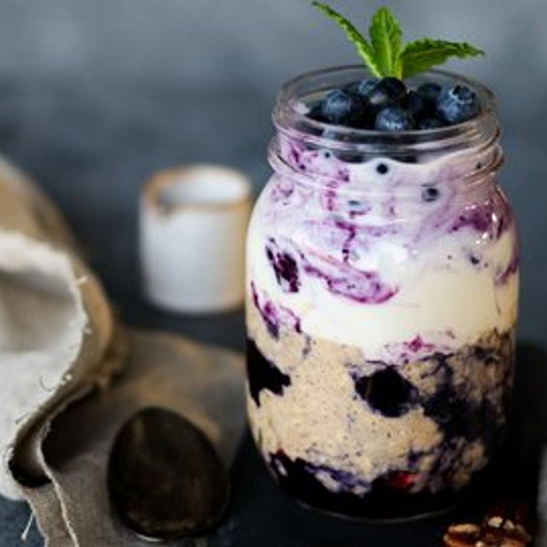 Blueberry Muffin Overnight Oats