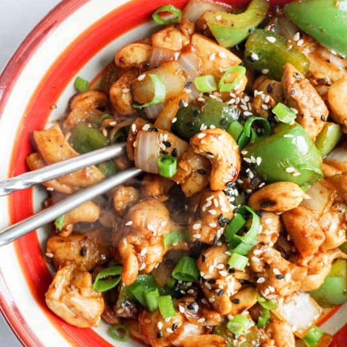 Easy Keto Cashew Chicken Recipe