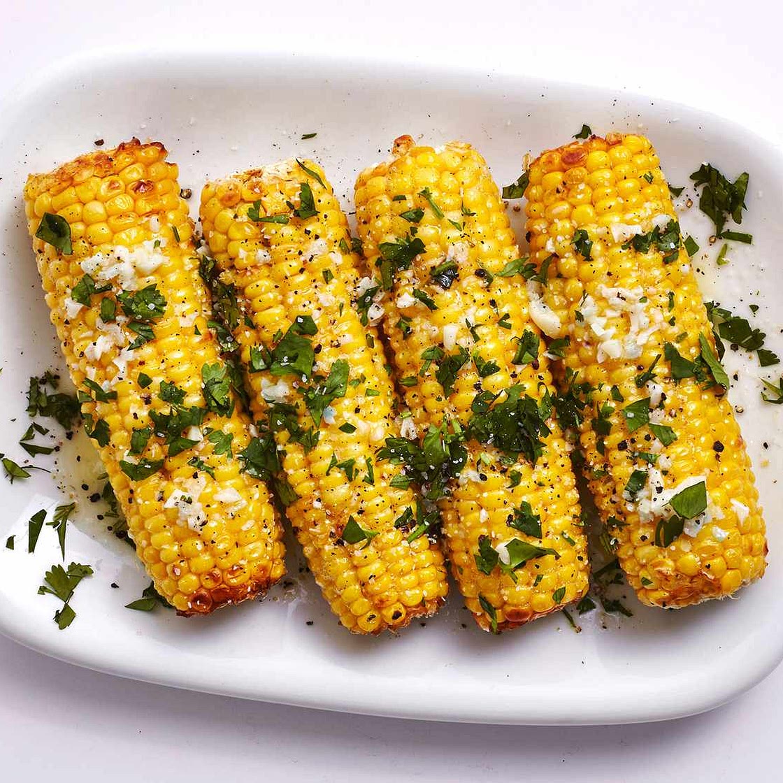 Make Cilantro-Lime Corn on the Cob in an Air Fryer