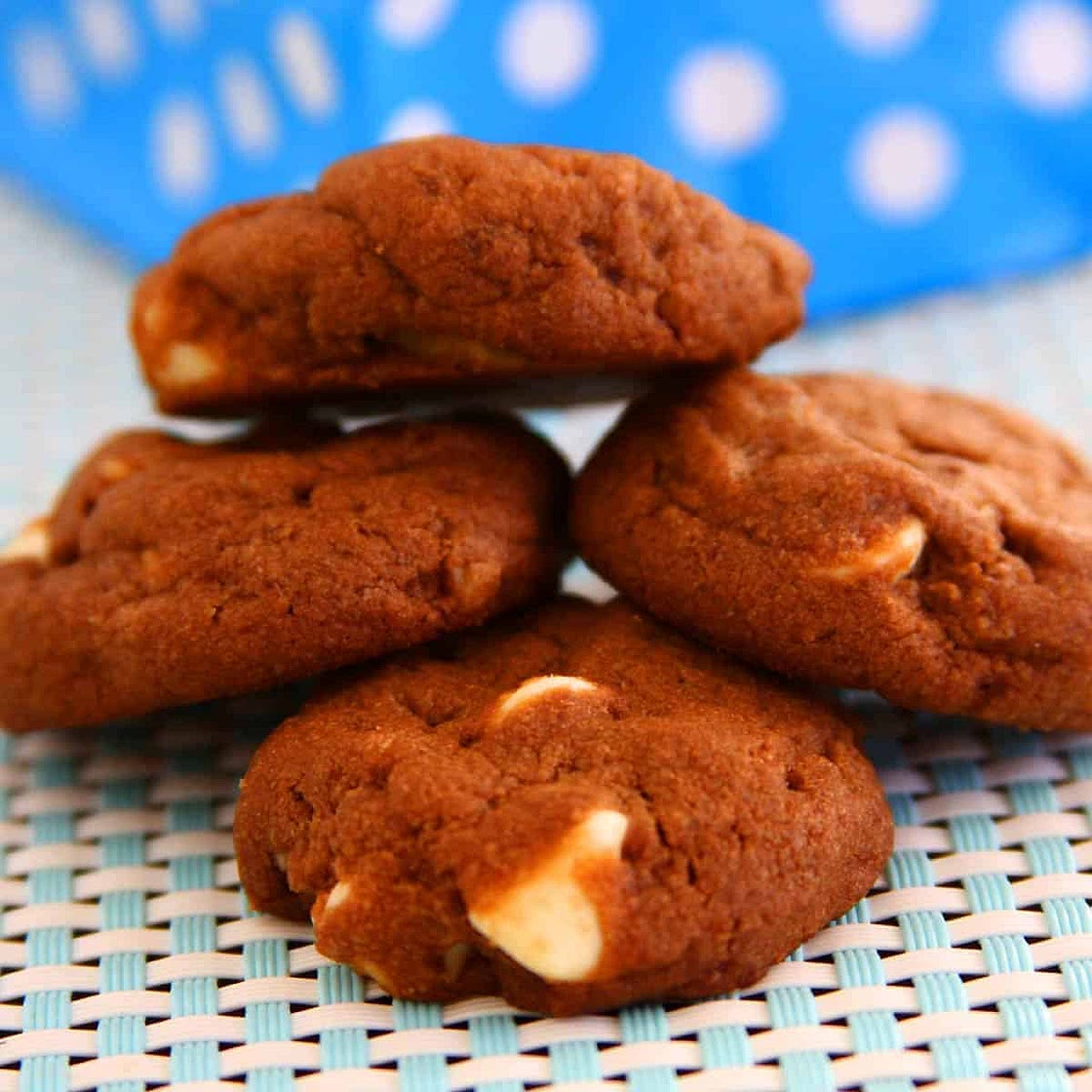 Whole Wheat Double Chocolate Cookies