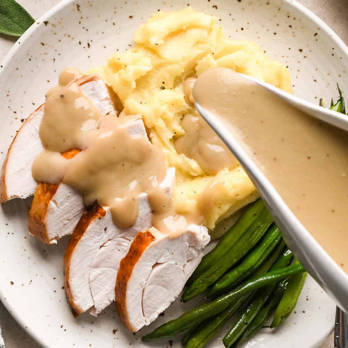 Easy Turkey Gravy From Drippings