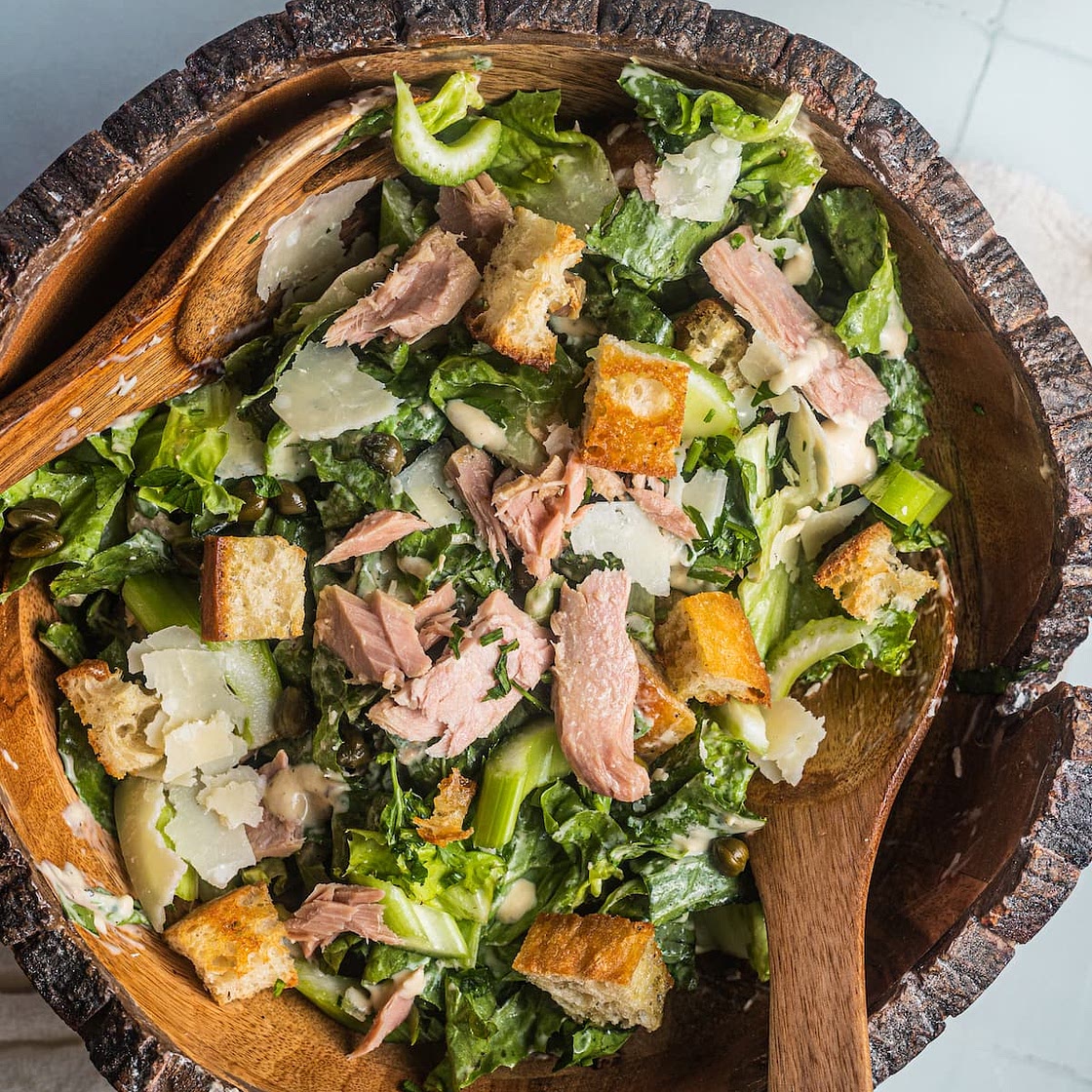 Tuna Caesar Salad
