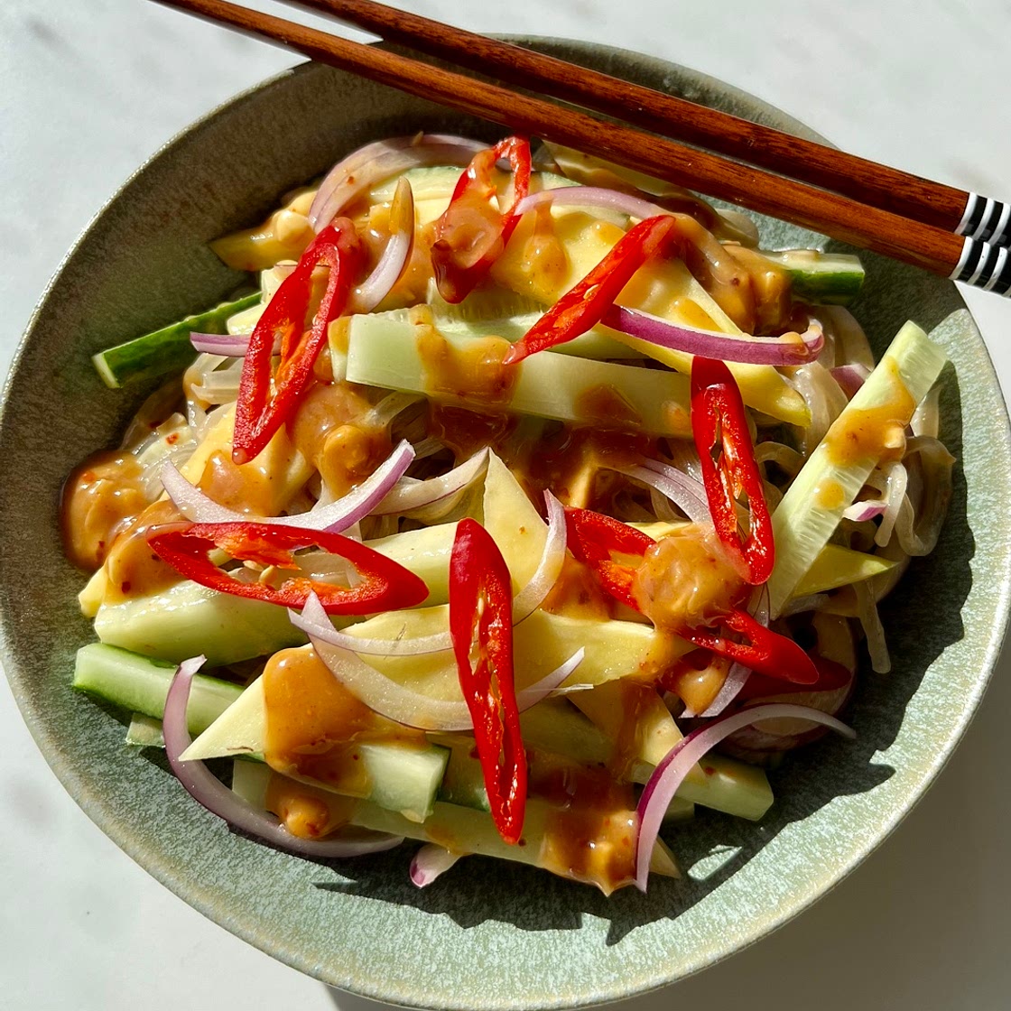 Sweet Potato Noodle Salad