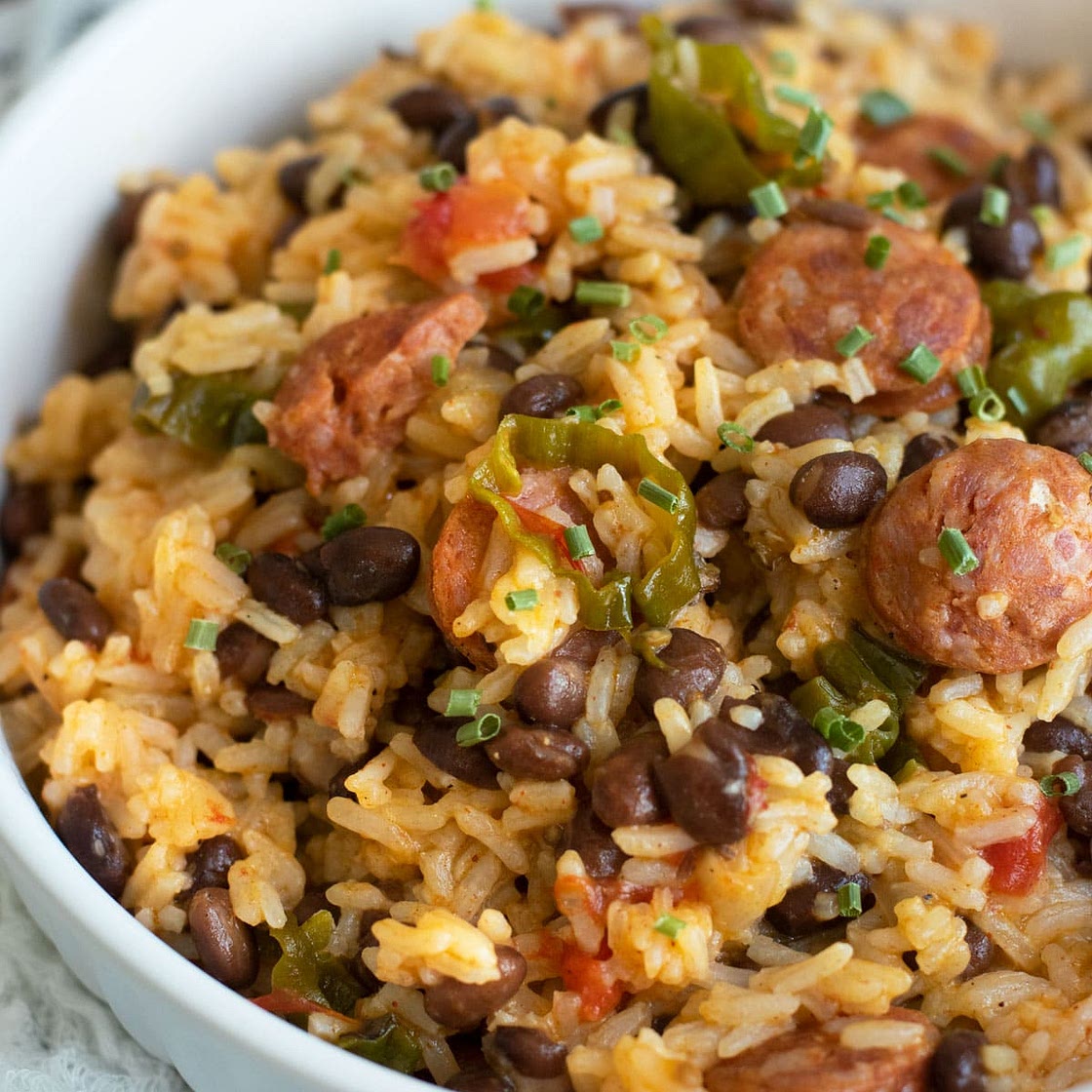 Cajun Rice and Beans with Sausage