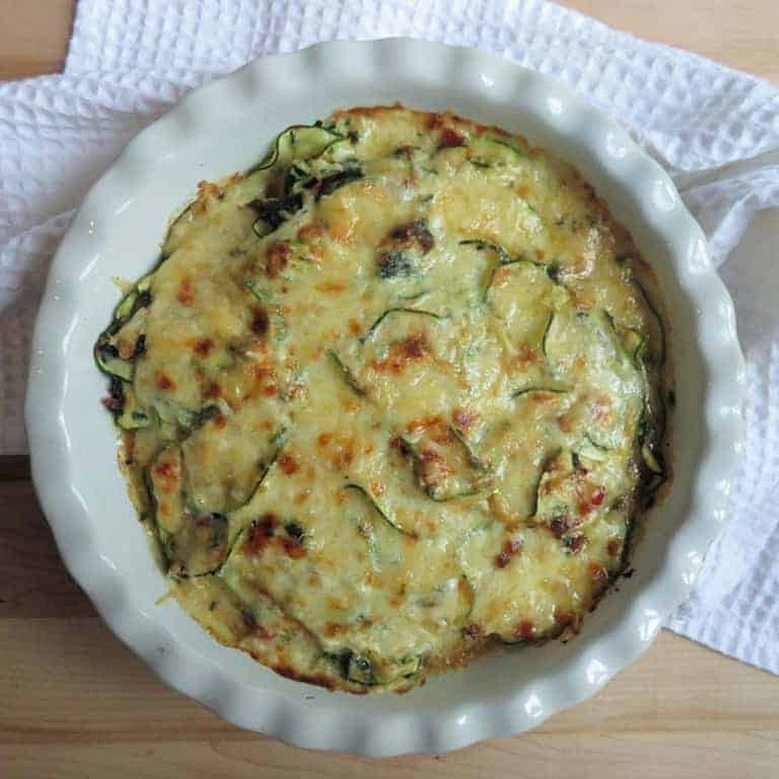 Zoodleccine Alfredo Bake