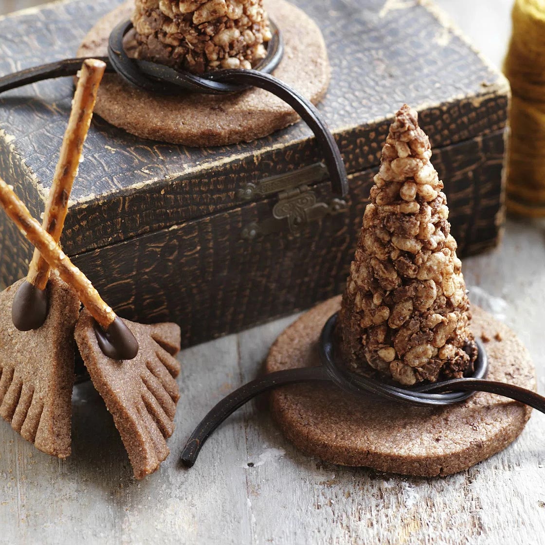 Witches’ hats and broomsticks