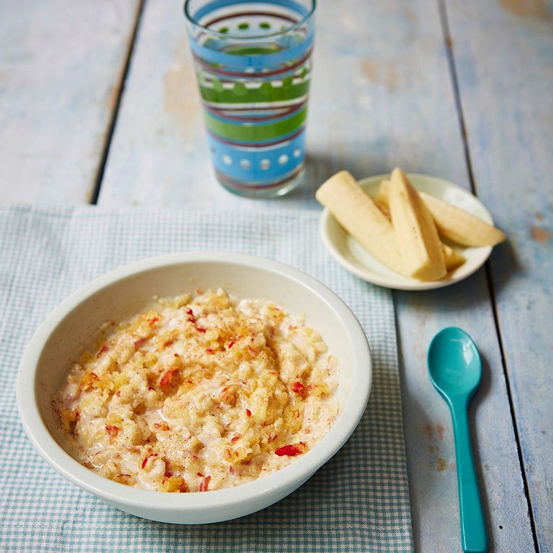 Helen’s apple & cinnamon porridge