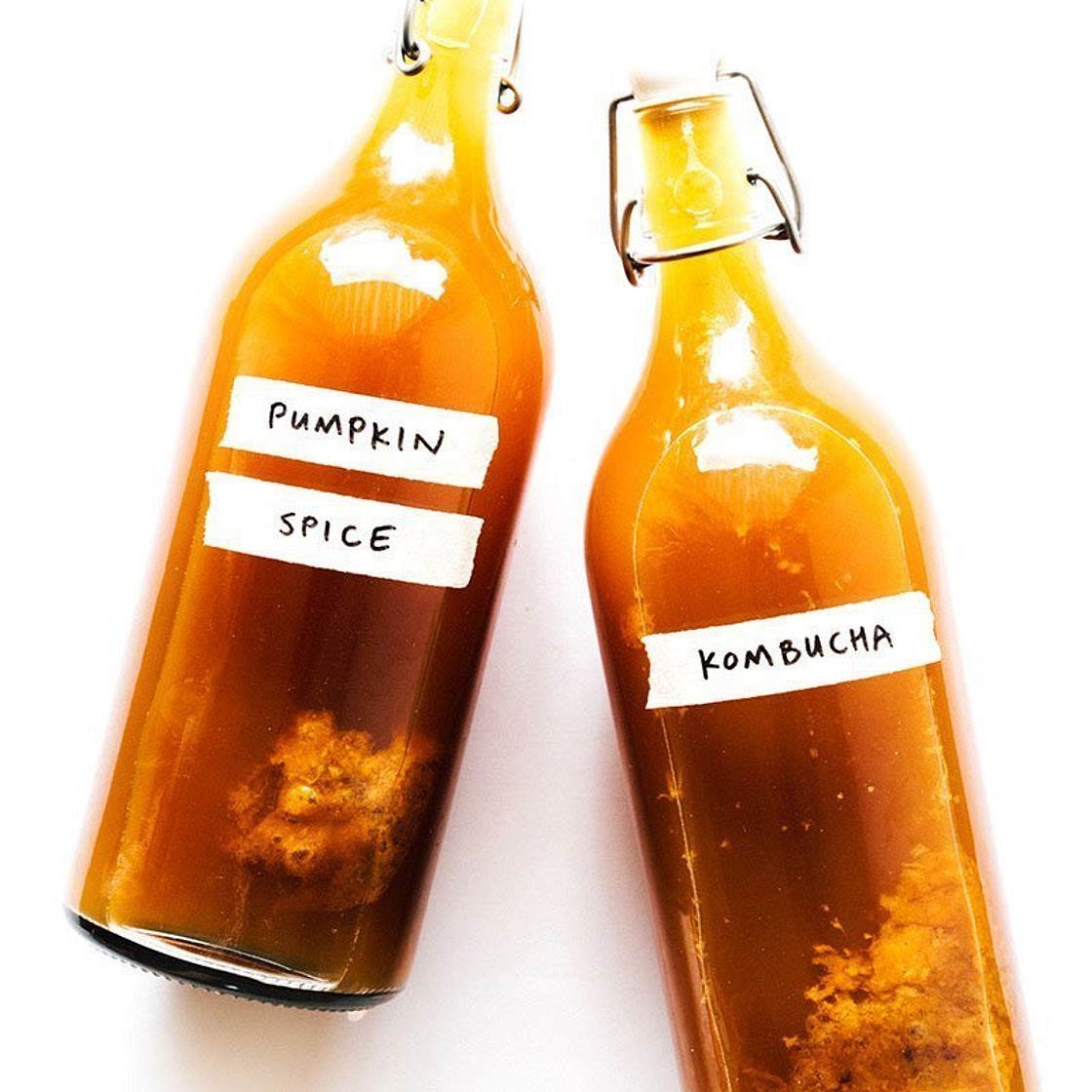 Home Brewed Pumpkin Kombucha